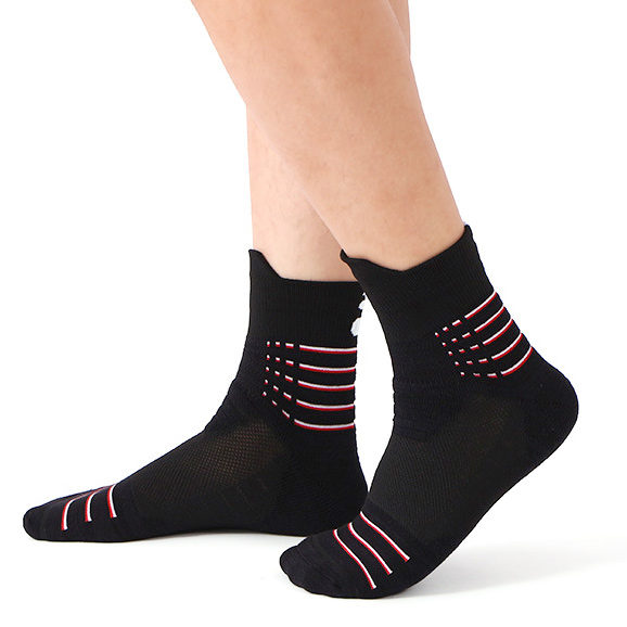 Walking Outdoor Sports Socks Terry Compression Socks Non-slip Shock Absorption Men Sports Socks 